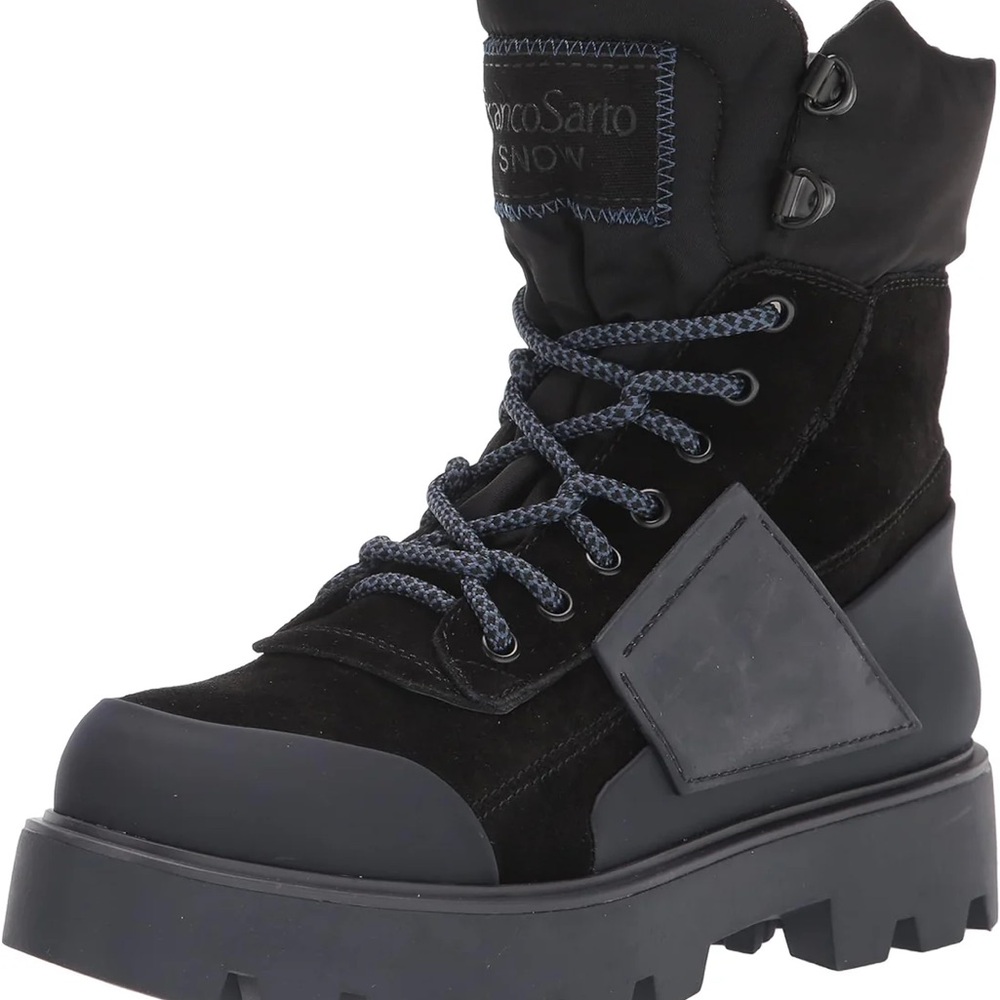Franco Sarto Balinhike Suede Water Resistant Combat Boots Women’s Size 8.5 - Picture 10 of 10